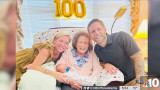 Cụ bà 99 tuổi đón chắt thứ 100
